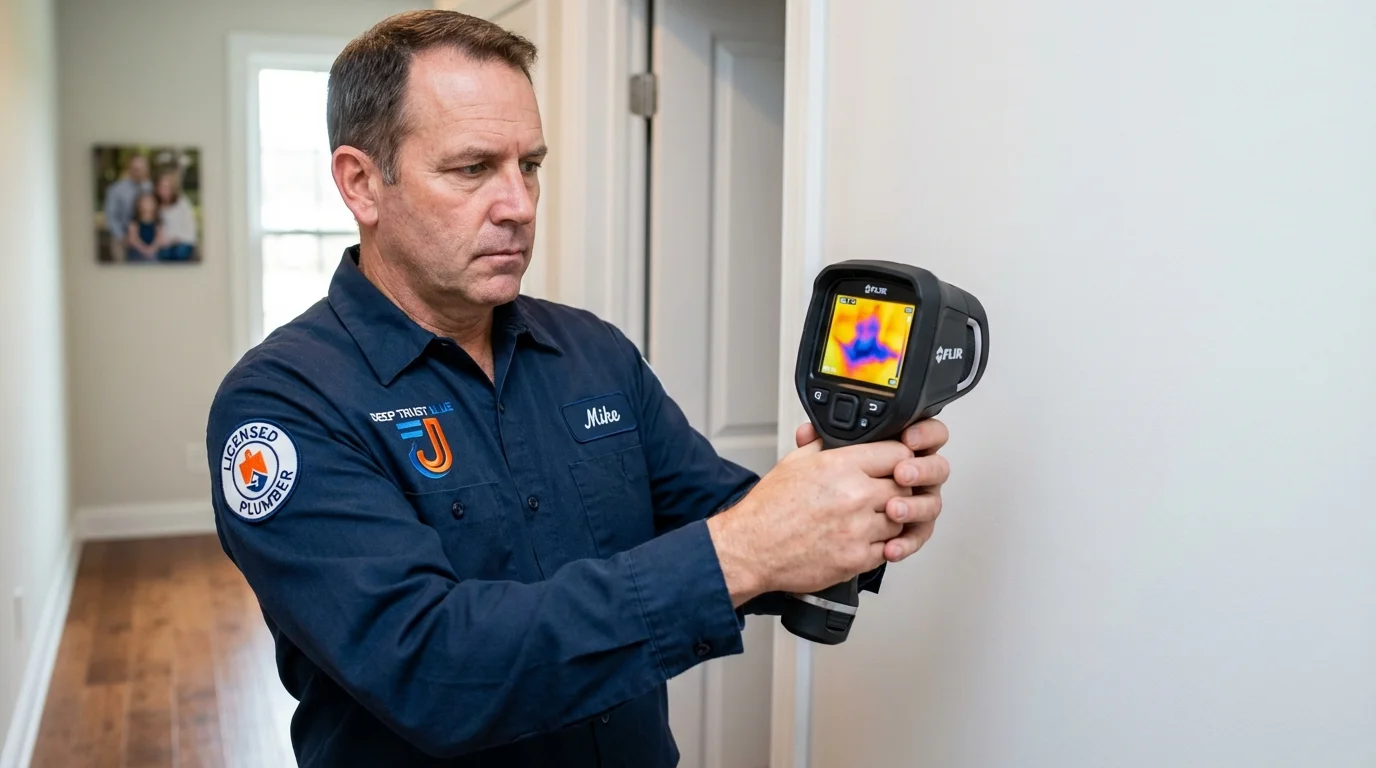 Thermal imaging leak detection by Johns Plumbing LLC in Pine Knot